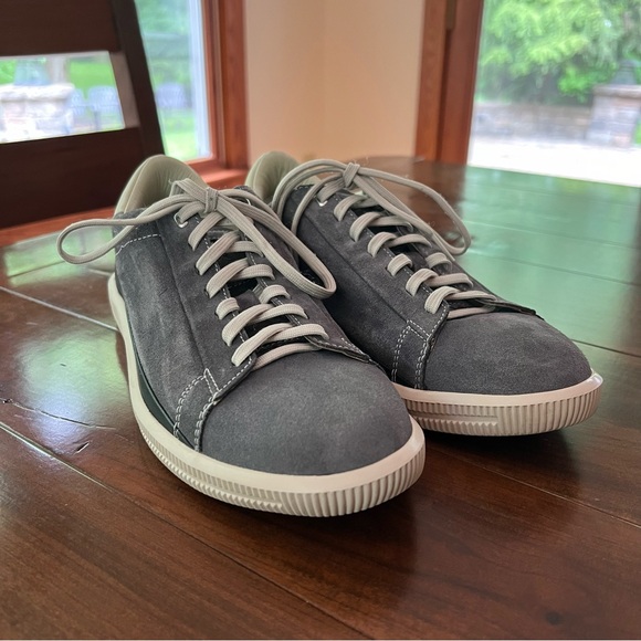 Diesel Gray Suede & Leather Sneakers 7 - Picture 3 of 8